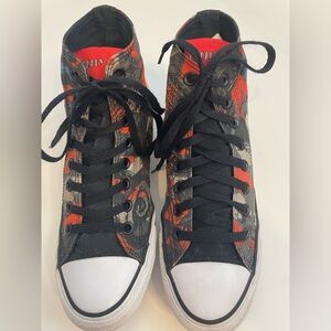 Converse limited edition Harley Quinn high top sneakers size 7 men 9 women